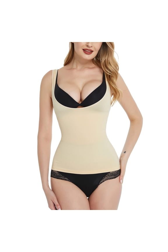 Shapewear for Women Tummy Control Seamless Sculpting Compression Tank Cami Body Shaper Camisole Bust Slimmer Top Gift