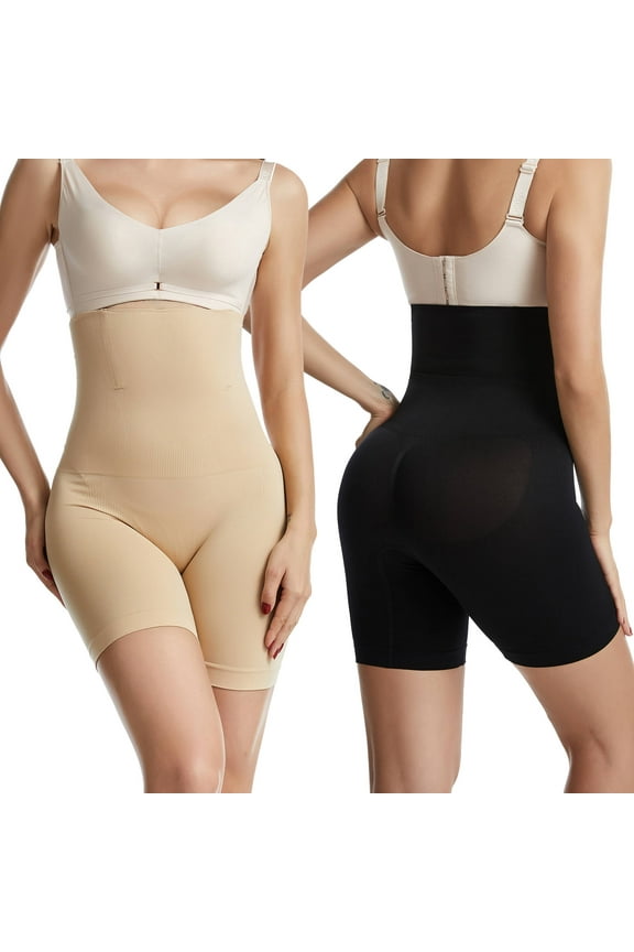 Tummy Control Shapewear Shorts for Women High Waisted Body Shaper Panties Slip Shorts Under Dresses Thigh Slimmer