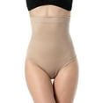 thumbnail image 1 of DREAM SLIM Women's High-Waist Seamless Body Shaper Briefs Firm Control Tummy Thong Shapewear Panties Girdle Underwear, 1 of 5