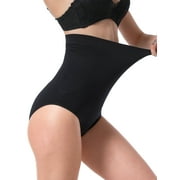 DREAM SLIM Women's High-Waist Seamless Body Shaper Briefs Tummy Control Panty Butt Lifter Shapewear Slim Waist Trainer