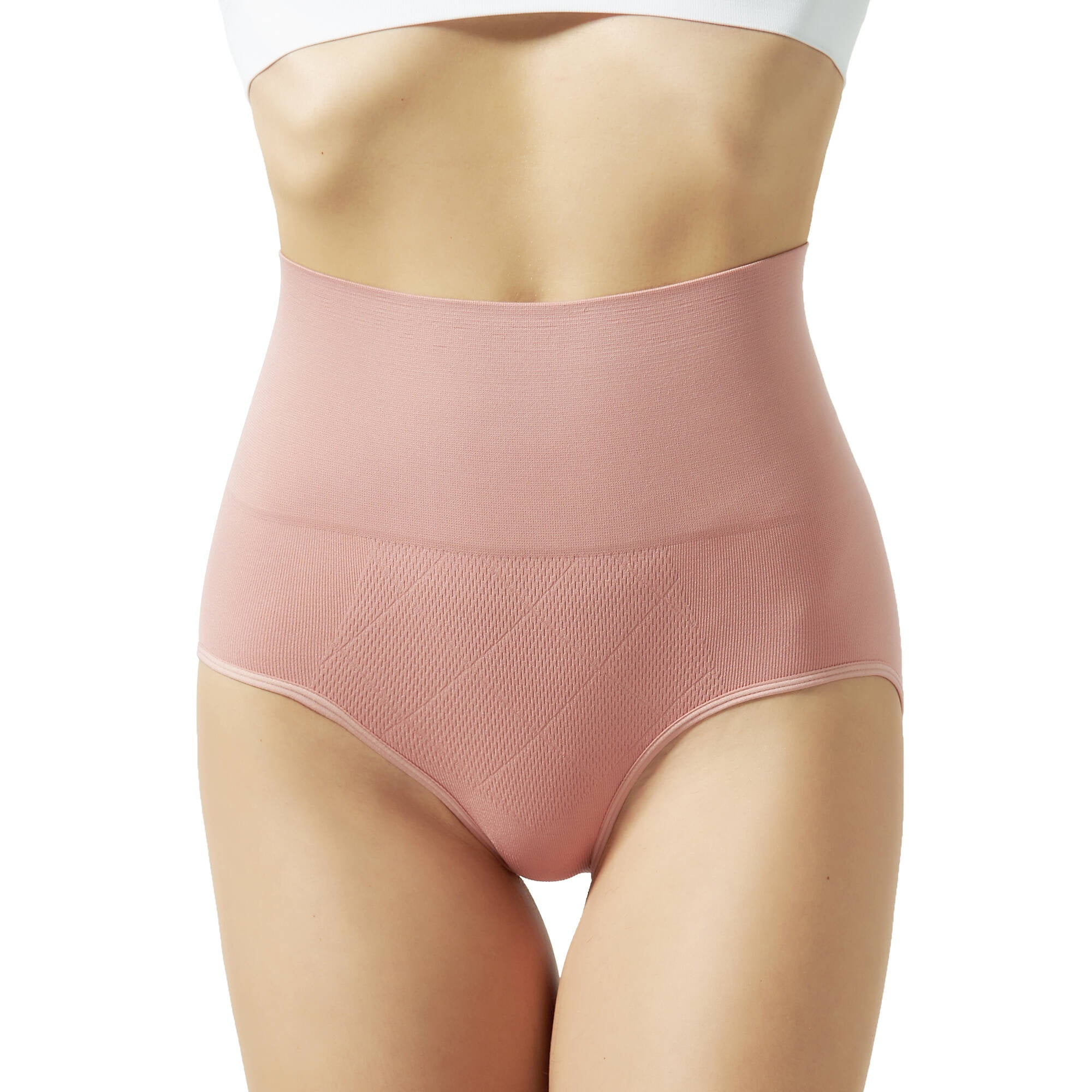 DREAM SLIM Women's Mid-Waist Seamless Tummy Control Shapewear Panties Body  Shaper Girdle Underwear