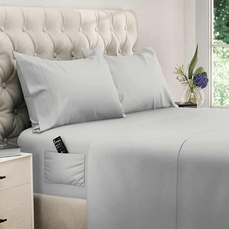 DREAMCARE - Bed Sheets Set - Queen Size Sheet with Side Pocket