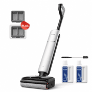 DREAME Aero Pro Cleaning Bundle Crodless Wet&Dry Vacuum Cleaner, 25000Pa Suction with Zero Tangle, Hot Air Mop Drying & High Temperature Self Cleaning, 60min Runtime, 3.8in Slim Design,1 more Filter