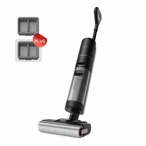 DREAME G10 Pro Cleaning Bundle Wet Dry Vacuum Cleaner, All in One with Auto Self-Cleaning, 35 Mins Runtime, Edge Cleaning, Floor Cleaner Machine for Hard Floor, Black, 1 more Filter