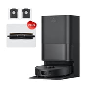 DREAME D30 Ultra Kit Robot Vacuum and Mop, 25000Pa Suction, TriCut Anti-Tangle, 100 Days Auto-Empty, Pet Hair Capets Friendly, MopExtend Tech for Edge Cleaning, Smart Obstacle Avoidance,Black