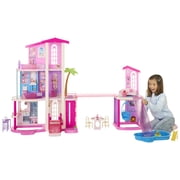 Barbie DreamHouse Dollhouse, 2 Pools, 2 Slides, 2 Houses, Elevator with 3 Levels & 65+ Pieces Including Furniture & Accessories