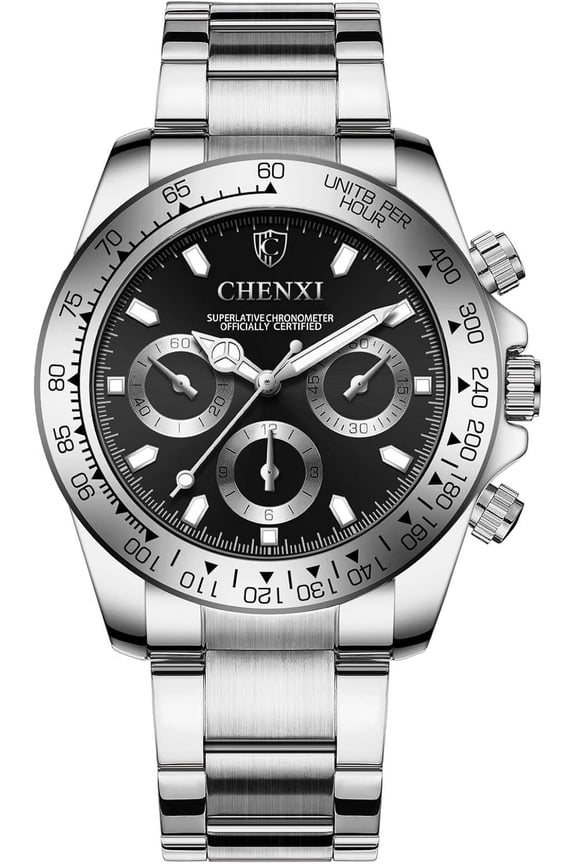 DREAMING Q&P Fq-005 Classic Style Gold Stainless Steel Mens Wrist Watches with Crystals for Man
