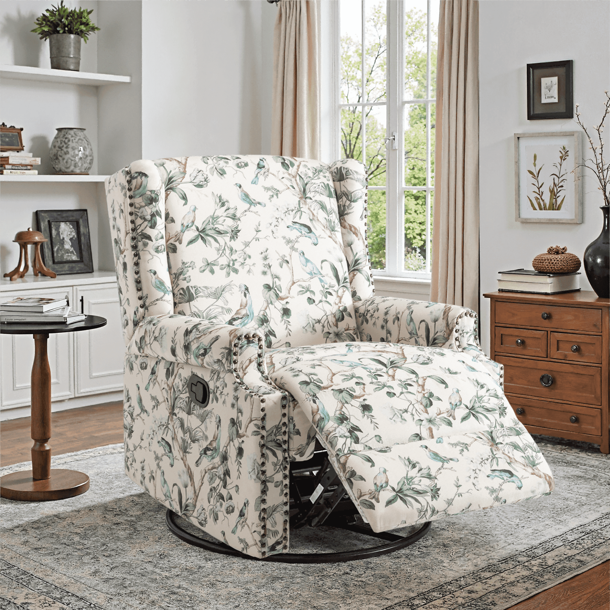 DREAMSIDEA Recliner Swivel Glider Rocker Nursery Chair for Adults, High ...