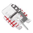 thumbnail image 1 of DREAMSTITCH 1/4 inch (Quarter Inch) Clear Stitch in Ditch Presser Foot Snap On Straight Stitching Fits for Brother, Singer, Babylock, Bernette, Elna, Viking Sewing Machine C64, 1 of 2