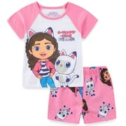 DREAMWORKS GABBY'S DOLLHOUSE Short Sleeve T-Shirt and French Terry Shorts Set (Girls), 2 Piece Set, Sizes 3T-12