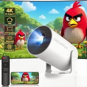 DREAMfair HY300 Mini Projector   4K Support, 5W Hi-Fi Audio, WiFi/BT Connectivity, 180  Adjustable   UPGRADE Your Home & Outdoor Viewing