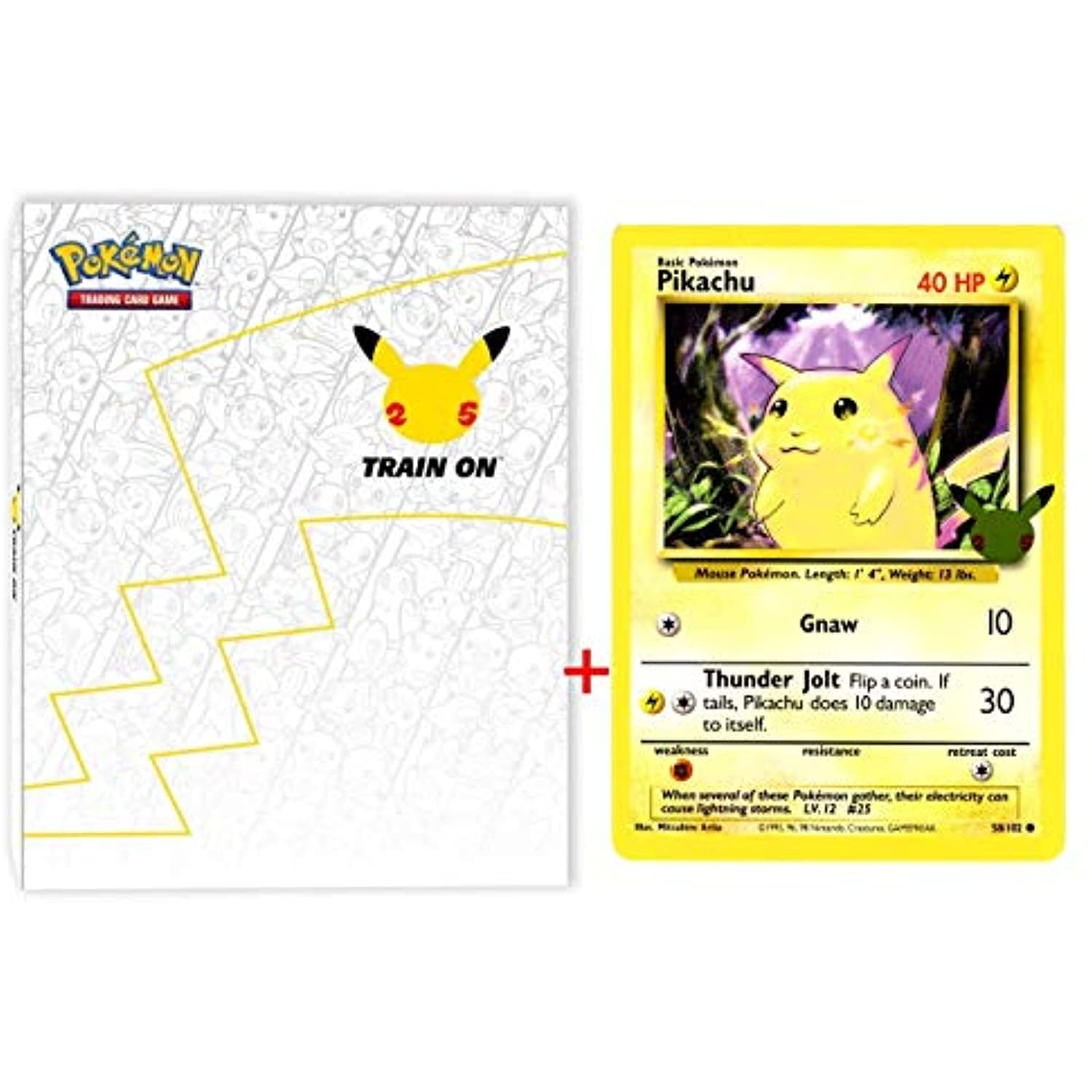 Pokémon Pikachu Trading Cards 25th Anniversary