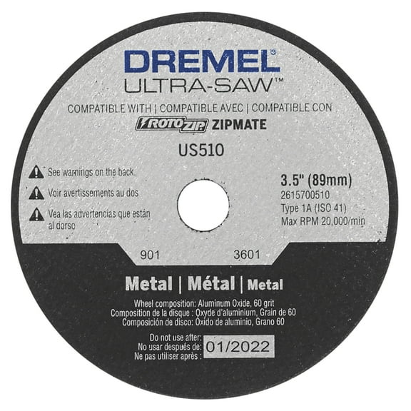DREMEL US510-01 3.5 In. Metal Cutting Wheel