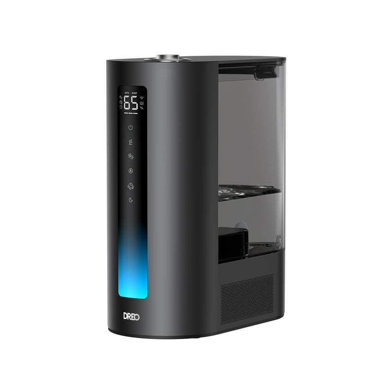 ARES DREAMS 夢雫 DRYSZ-705S DREO 1.6 Gal Smart Cool/Warm mist Humidifier,Black,60 Hour Runtime