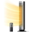 thumbnail image 1 of DREO 30" Space Heater for Inside, 1500W Electric Heater, 2S Fast Heating, 10.2 ft/s for Large room, 25dB Ultra Quiet Tower Heater for Home, Precise Thermostat, 8 Layer Safety Protection & ECO Mode, 1 of 8