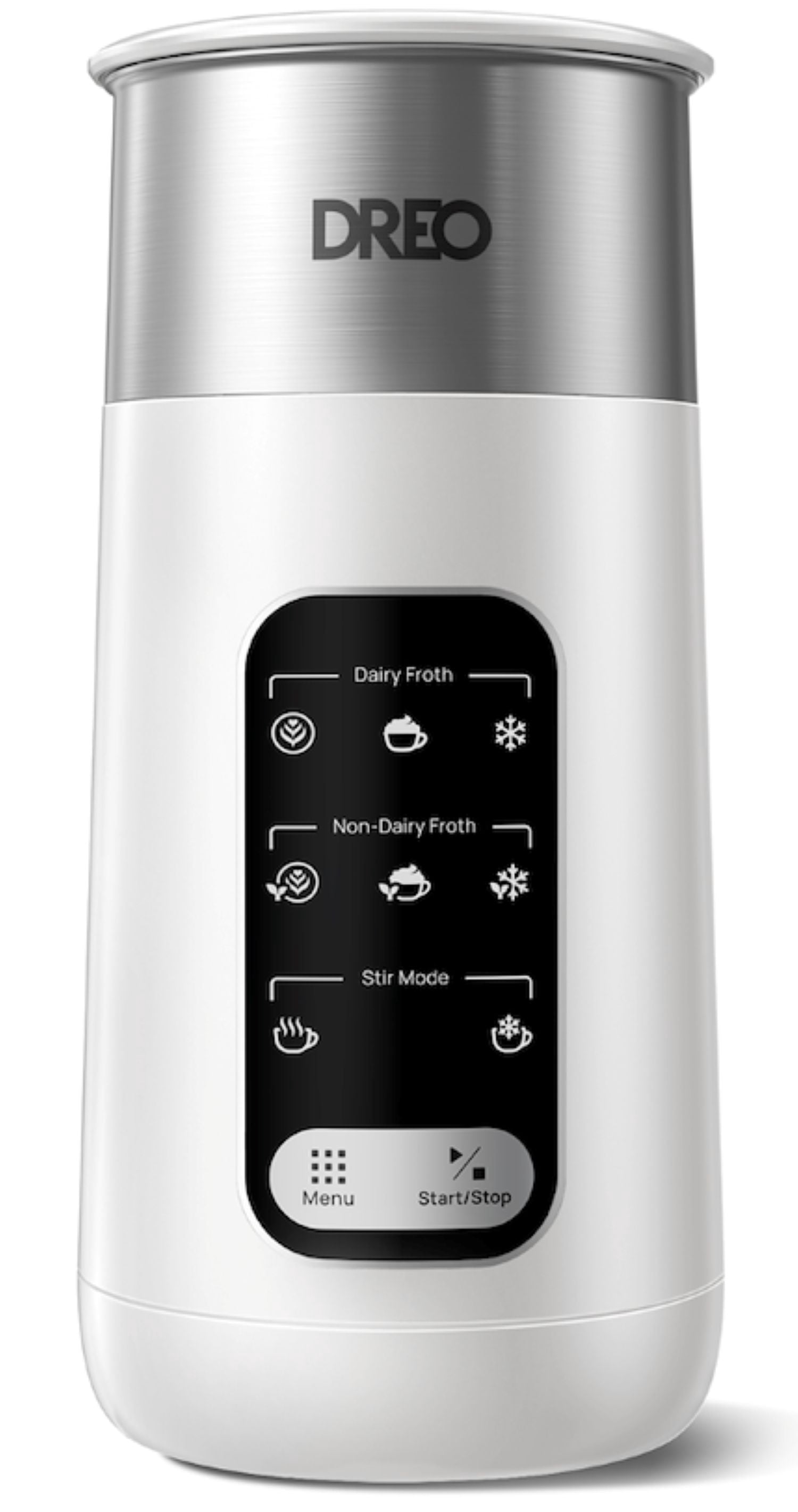 DREO 8-in-1 Milk Frother [Upgraded] White