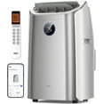 thumbnail image 1 of DREO Portable Air Conditioners, 12,000 BTU AC Unit for Bedroom with Drainage-free Cooling, 46dB Quiet, APP/Voice/Remote, 24h Timer with Fan & Dehumidifier, Smart Standing AC for Room Indoors, AC515S, 1 of 11