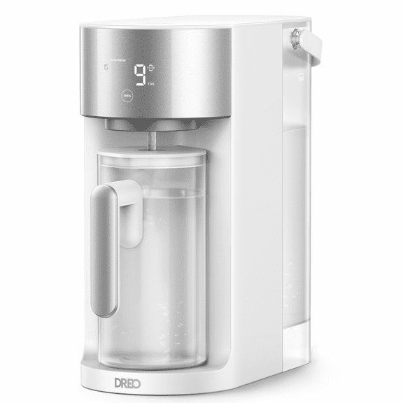 DREO Reverse Osmosis Water Filter Countertop, RO Filtration System, 3:1 Pure to Drain, TDS & Filter Life & Autofill Pitcher, Installation-Free, Self-Cleaning Water Purifier, RO Water Filter 112 3L