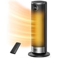 thumbnail image 1 of DREO Space Heater for Inside, 1500W Electric Heater with Dual-DC Motor, PTC Ceramic Heating & 8-Layer Safety Protection, ECO Mode, Precise Thermostat, 12H Timer & 20" Heaters for Home Office, 1 of 8
