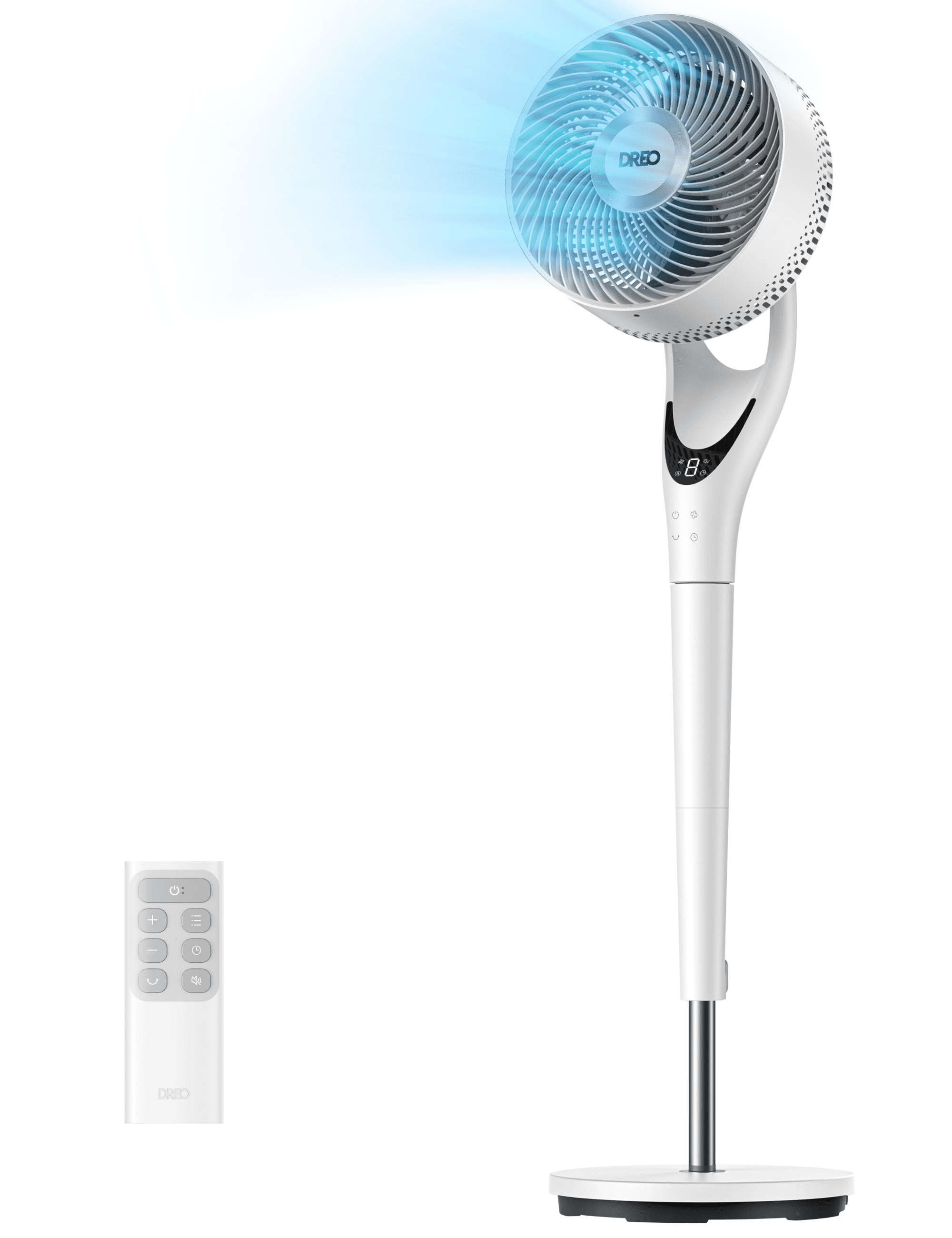 DREO TurboPoly™ Fan 154 Ultra-Quiet BLDC Fan with 9 speeds & 3 modes