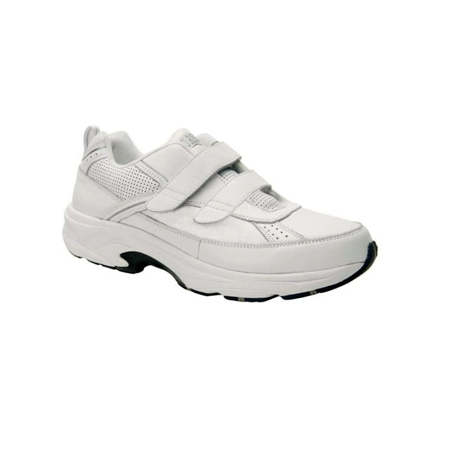 Drew Men's Jimmy Black Leather Sneakers - Size 9 6E Wide Athletic Shoes