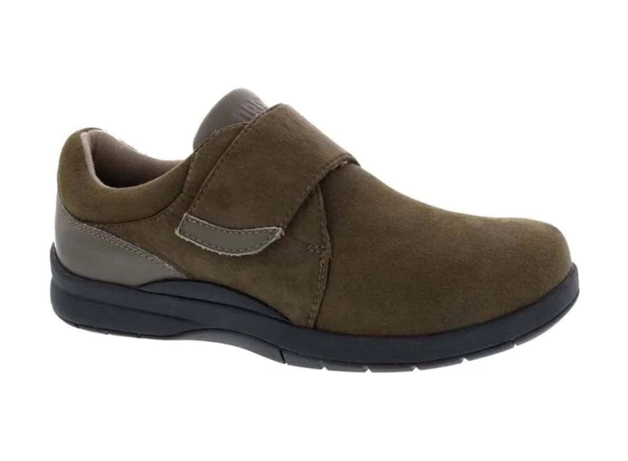 DREW MOONWALK WOMEN CASUAL SHOE IN OLIVE STRETCH LEATHER - image 1 of 4