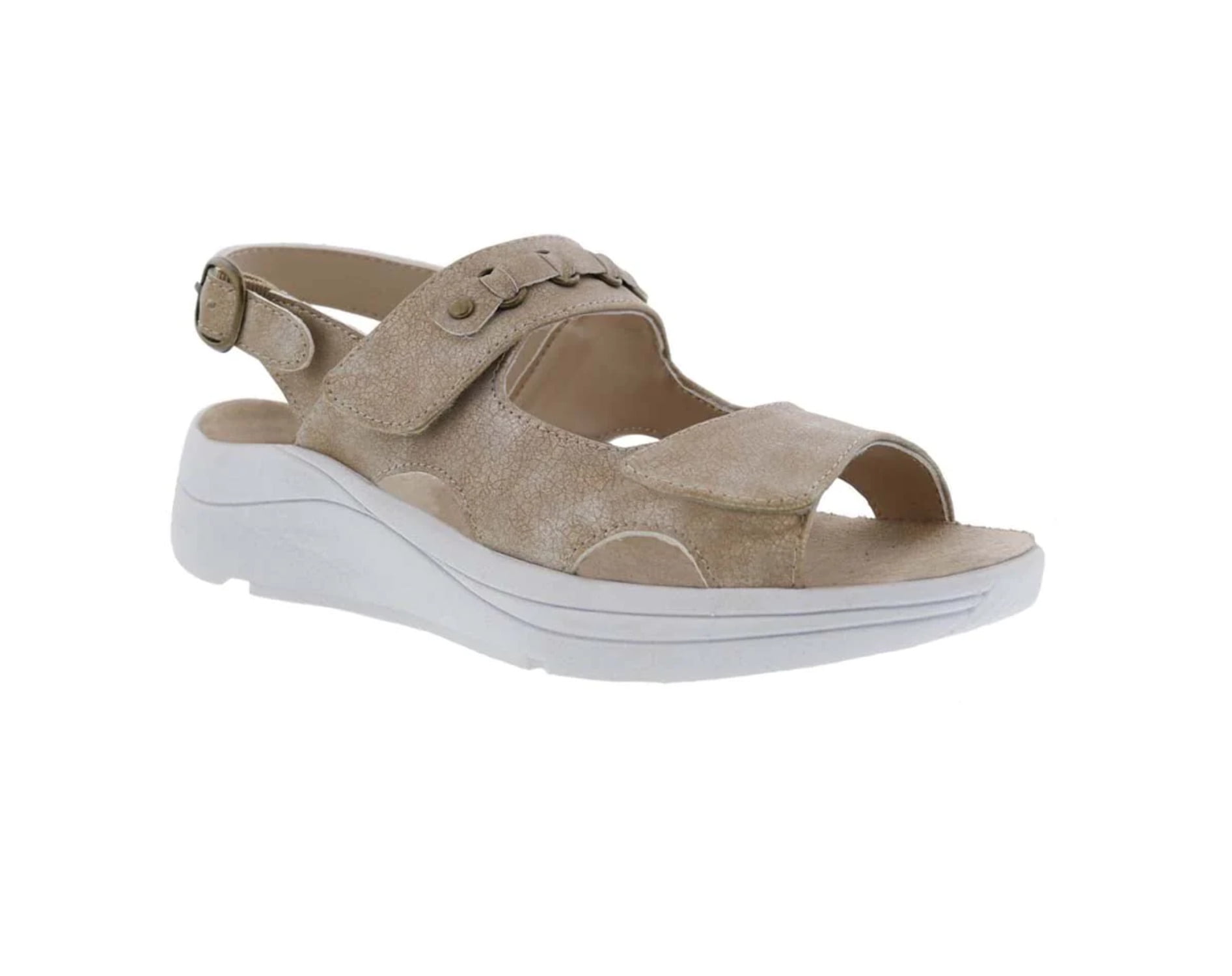 Drew Element Women's Sandal - Fisherman Style, Premium Leather, Bungee Lacing, Removable Cushioned Footbed - View #5
