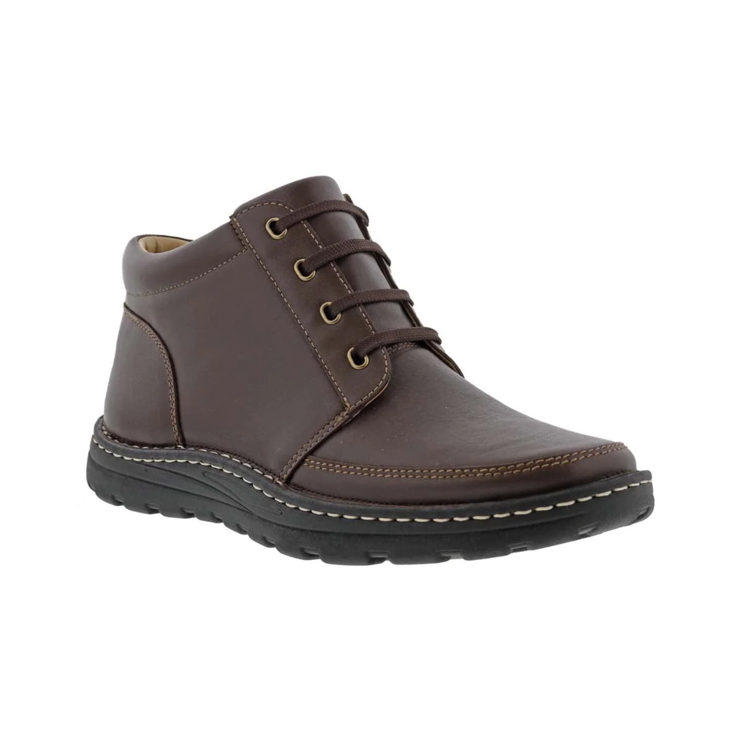 Drew Trevino Men Ankle Boot In Brown Leather - Walmart.com