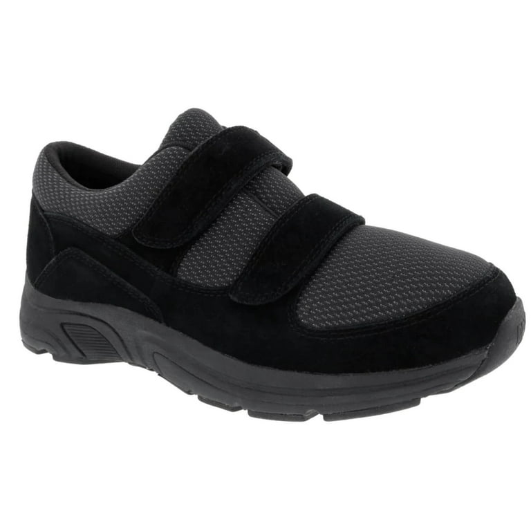Drew Win Women Orthotics Slip on Sneaker In Black Suede Knit