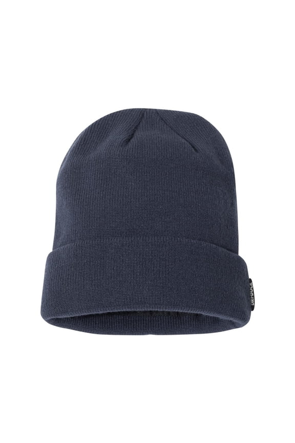 Basecamp Performance Cuffed Beanie, 100% Acrylic Casual Knit Hat (Deep Blue, One Size)