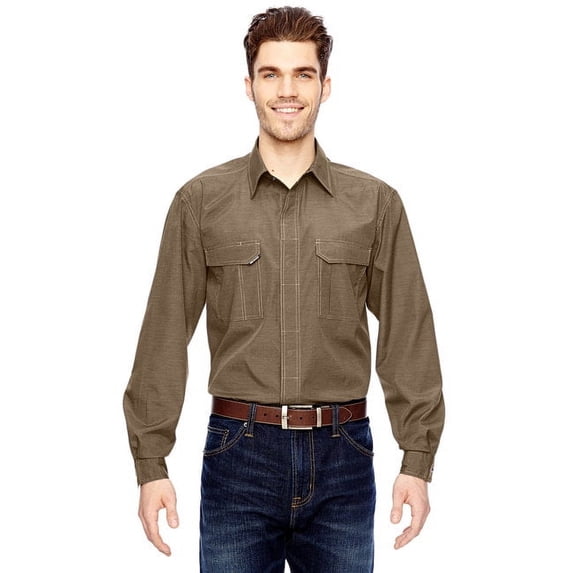 DRI DUCK Khaki Check 3425 3XL
