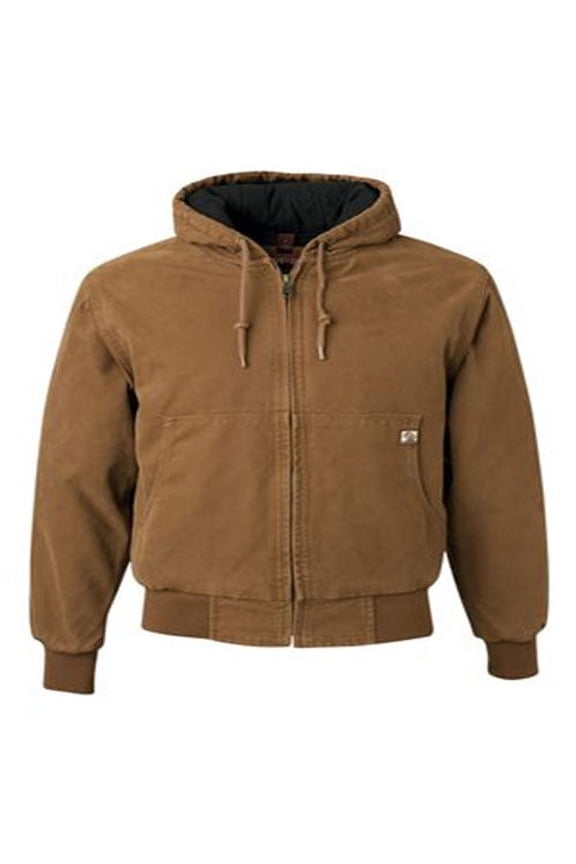 Men's Tricot Quilt Lining Hooded Jacket