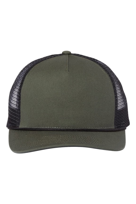 Retro Rope Cap 3012 - Fatigue/ Black/ Black Size ADJUSTABLE