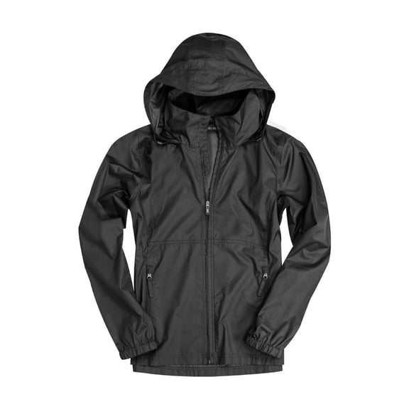 Women`s Riley Packable Jacket, 3XL, Black