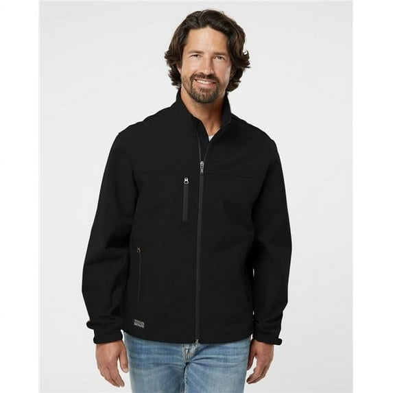 DRI Duck B83067997 Tall Size Motion Soft Shell Jacket, Topo & Charcoal - 2XLT