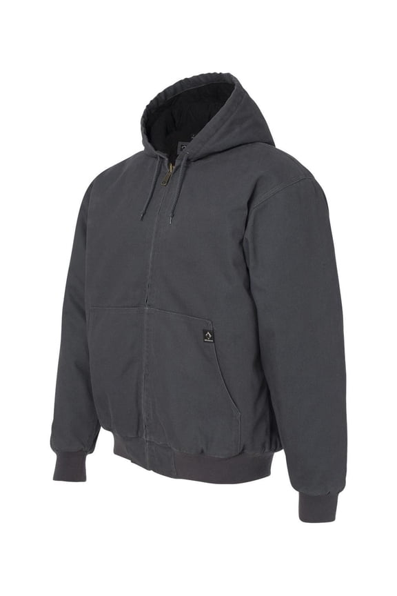Dri-Duck Men's Dri Duck Cheyenne Hooded Work Jacket Charcoal Grey X- US