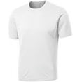 thumbnail image 1 of DRI-EQUIP(tm) Men's Short Sleeve Moisture Wicking Athletic T-Shirt-White-L, 1 of 1