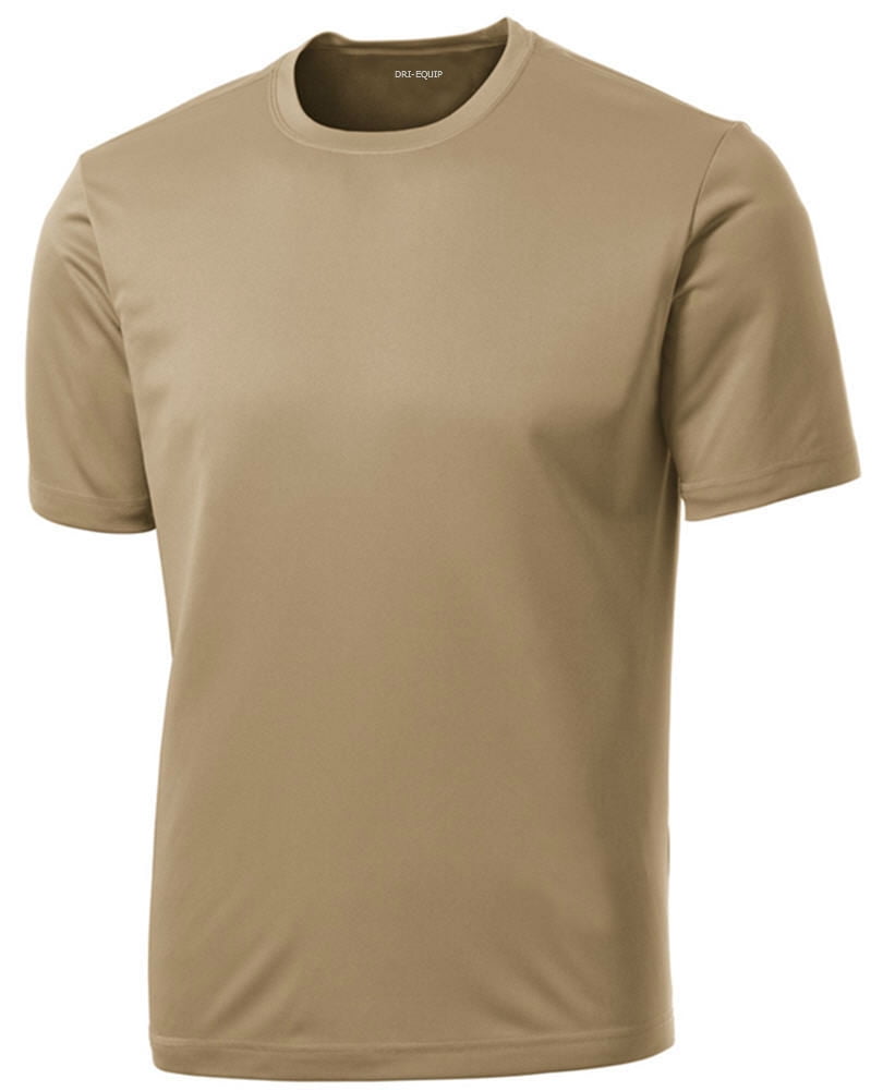 Tan dri top fit shirt