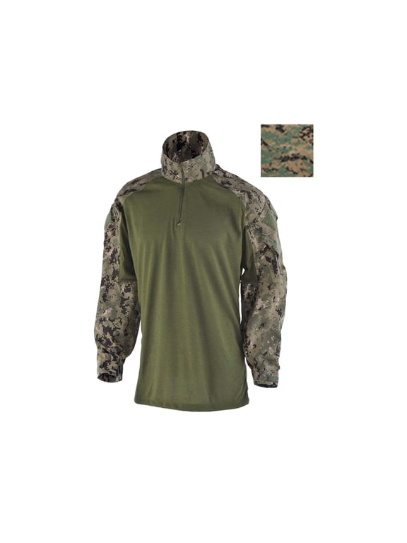 / Crye Precision FR Combat Shirt - Men's, Long, Woodland Marpat, Large