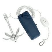 D DRIFT ALL THINGS WATER 3.5LBS Kayak Anchor Kit with Buoy and Nylon Carry Bag