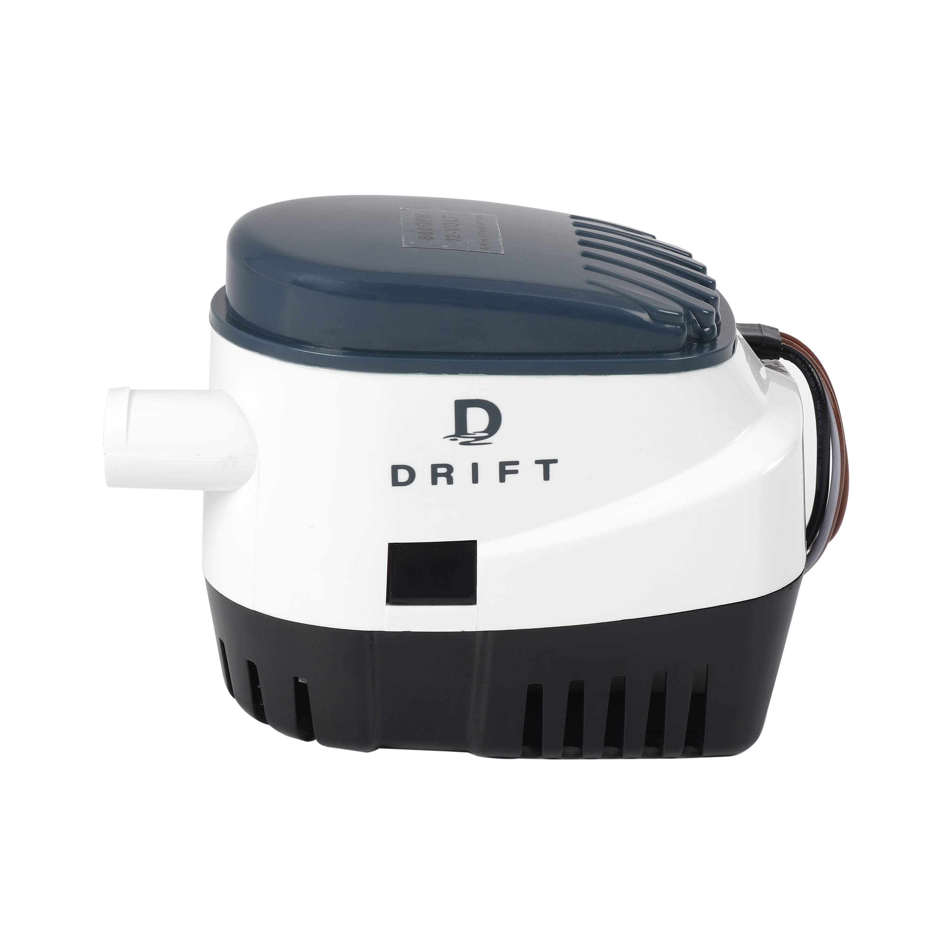 D DRIFT ALL THINGS WATER 800GPH Submergible Automatic Boat Bilge Pump with Float Switch, 12V