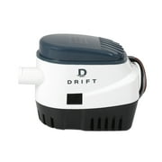 D DRIFT ALL THINGS WATER 800GPH Submergible Automatic Boat Bilge Pump with Float Switch, 12V
