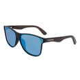 thumbnail image 1 of Piranha Eyewear Drift Dark Bamboo Sunglasses for Men and Women with Blue Mirror Infinity Lenses, 1 of 5