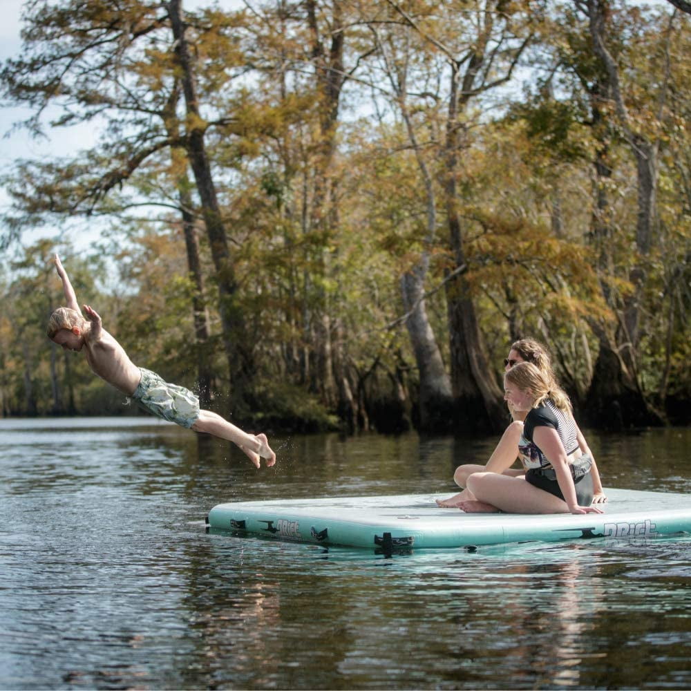 Floating Diving Raft DRIFT Inflatable Lake Float | Floating Island - Dock - Raft for Pool ...