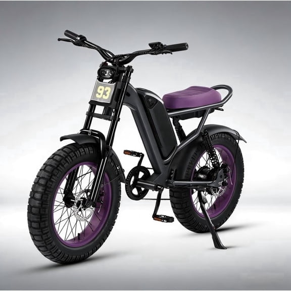 DRIFT.SLIDE Electric Bike for Adults, Full Suspension E Mountain Bike,1500W Peak Motor,20"×4.5" Fat Tire, 48V/22AH Removable Battery, UL2849