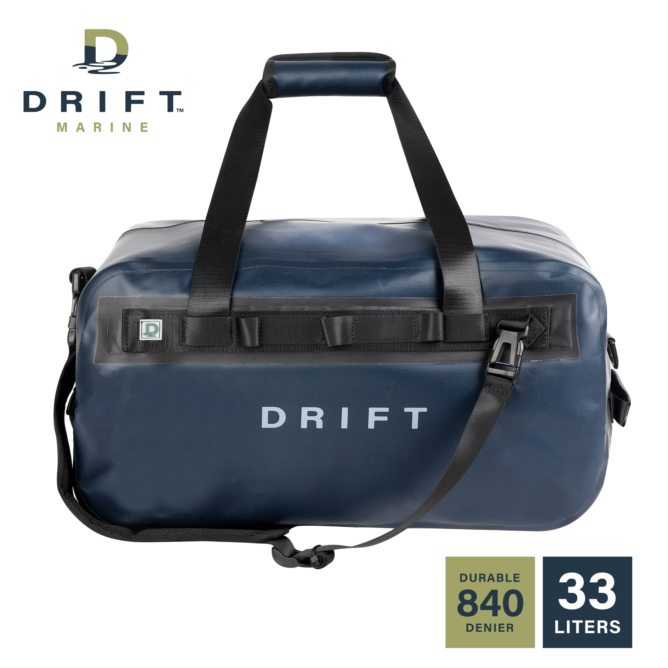 Drift Waterproof Dry Duffle Bag - Blue - 33 L