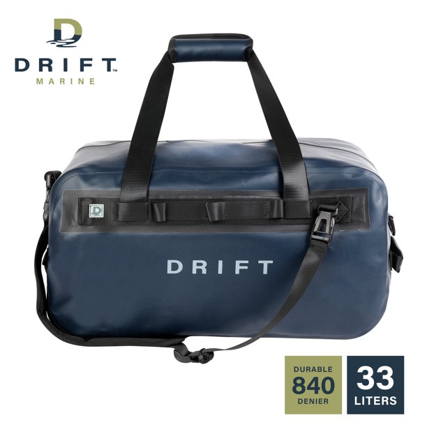 DRIFT Waterproof Boat Bag with Backpack Straps, TPU Coating, 840 Denier ...