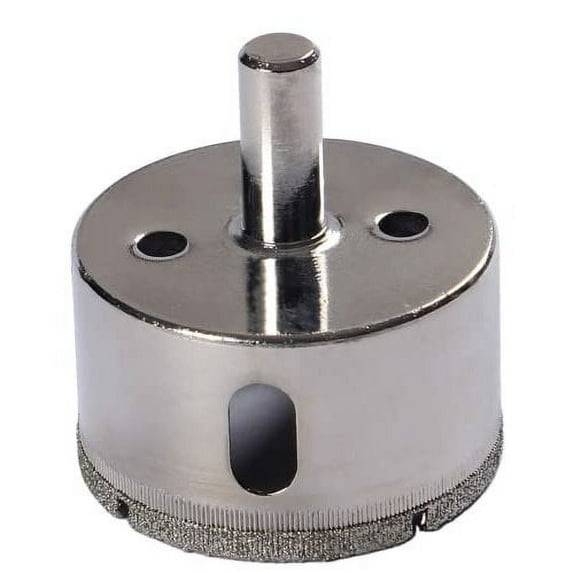DRILAX Diamond Drill Bit Large 2 inch Size Hole Saw For Glass, Marble, Granite, Ceramic Porcelain Tiles, Quartz, Fish Tank, Stones, Rocks DIY Drilling