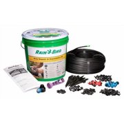 Xcdiscount Drip Irrigation Kit Repair and Expansion - Pressure Compensating - 112 Pieces, Multicolor