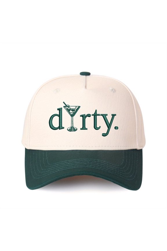 DRITY Embroidered Color Block Baseball Cap | Urban Street Style Hat, Adjustable Unisex Sun Hat for Casual Wear